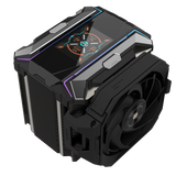 Alseye i600 Pro-W Air Fan Cooler 300W TDP with 2.83 inch screen - Black