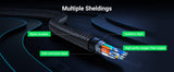 كابل UGREEN من USB-C إلى HDMI 2.0 بدقة 4K@60Hz – غلاف ألومنيوم – بطول 1.5 متر – رمادي/أسود (موديل: MM142 / 50570)