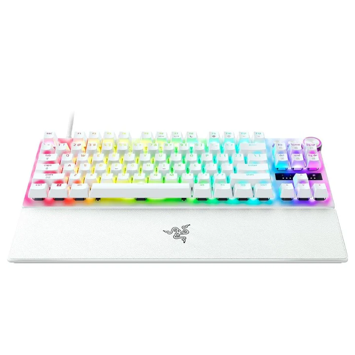 Razer Huntsman V3 Pro Tenkeyless 8KHz Analog Optical Esports Gaming Keyboard - White Edition  RZ03-04981700-R3M1