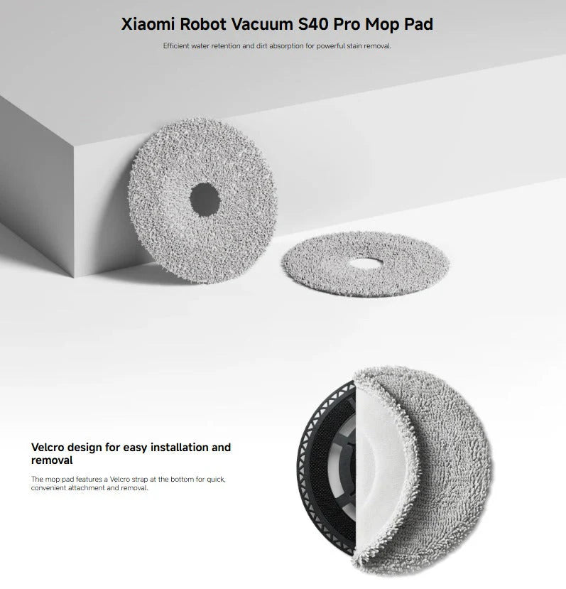 Xiaomi Robot Vacuum S40 Pro/H50 Pro/H50 Mop Pad