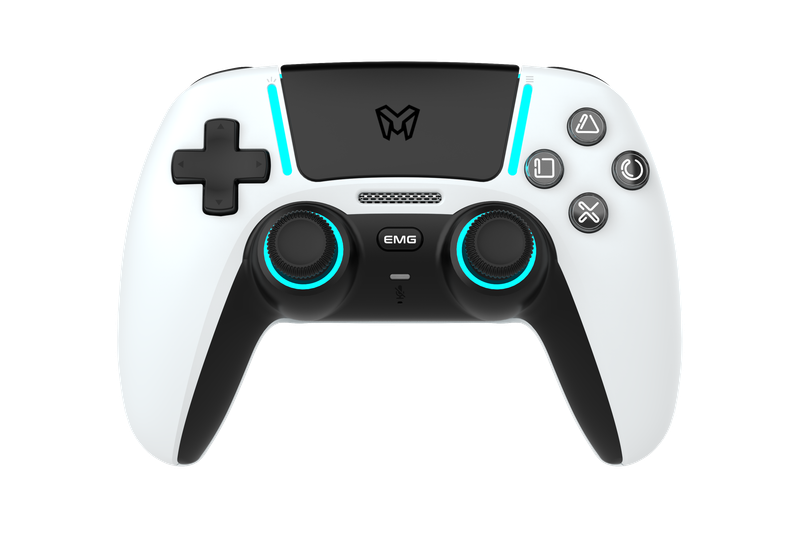 EMG Artic Clicky White P508 Gaming Controller Compatible with PS5, PC, Android & IOS