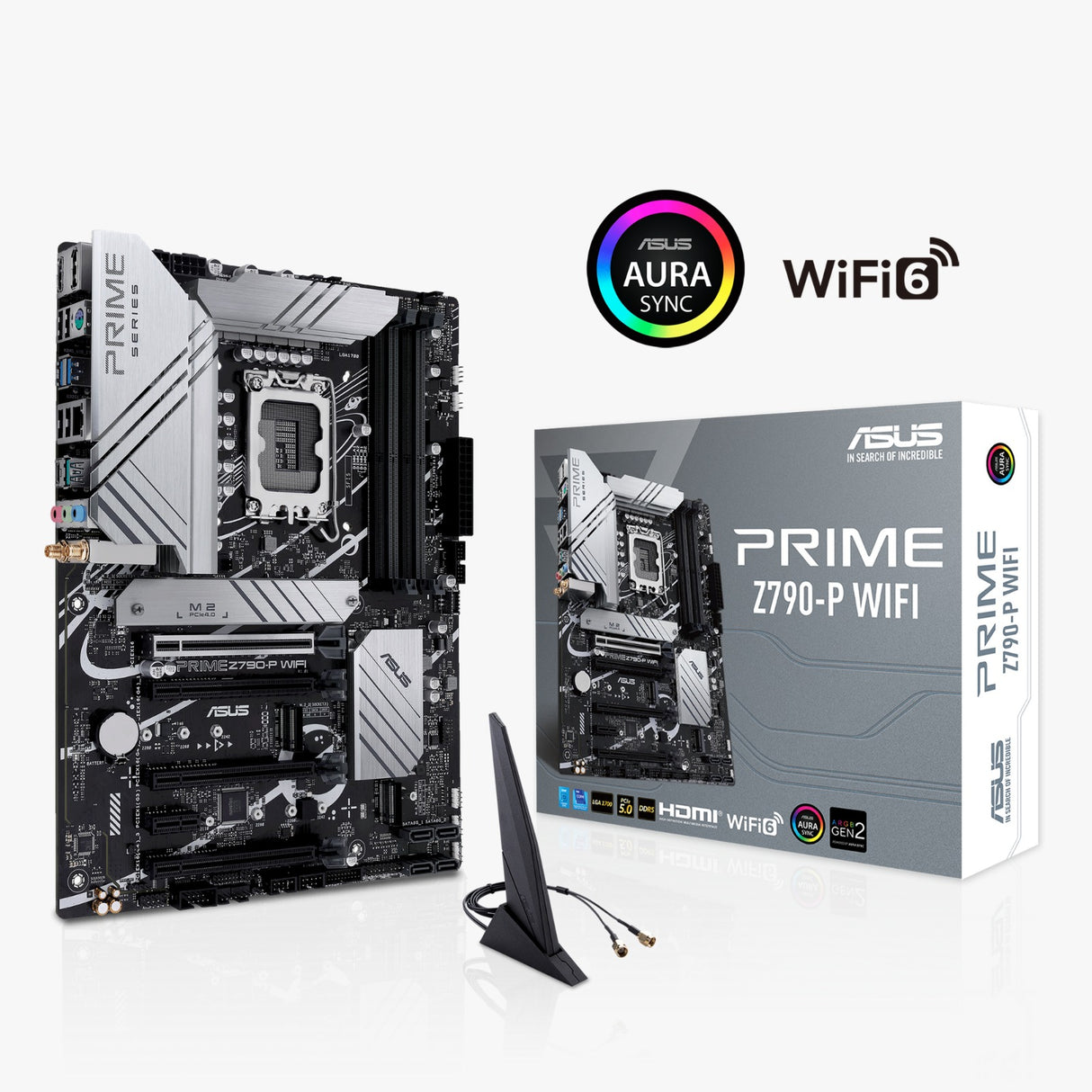 Asus Prime Z790-P Wi-Fi Intel Z790 4*DDR5 USB 3.2 GEN 2x2 m.2 PCle 4.0 , DP/HDMI 5X PROTECTION III FAN XPERT4 optlmem II , AIO PUMP FAN