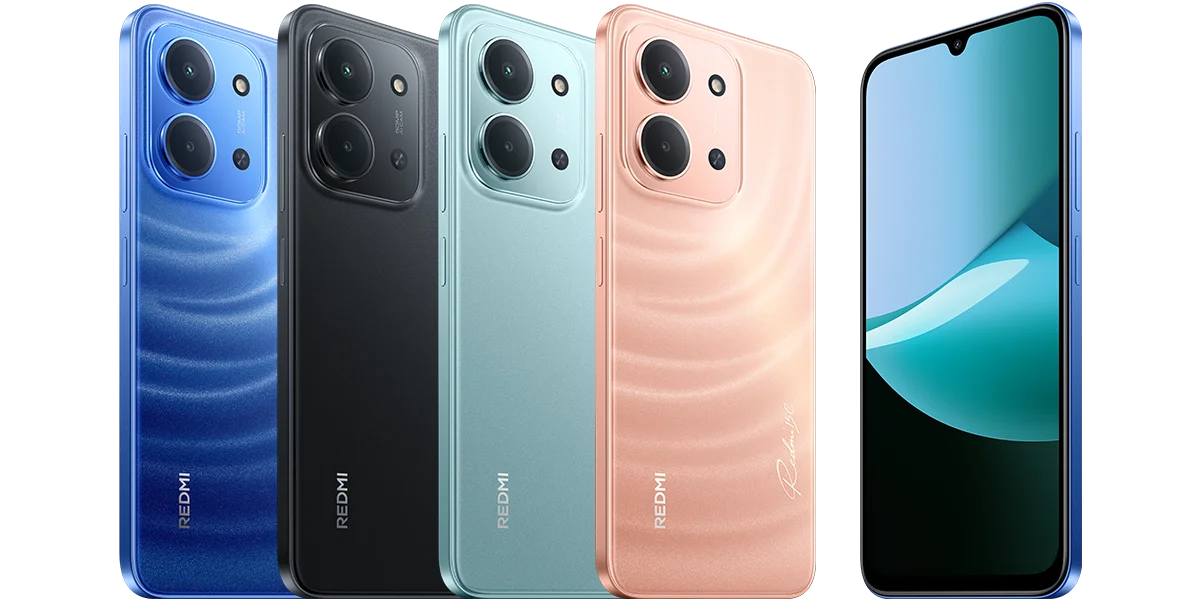 هاتف Redmi 15C 4G بمعالج MediaTek Helio G81 Ultra، وذاكرة وصول عشوائي 4 جيجابايت، وسعة تخزين 128 جيجابايت، وشاشة Dot Drop مقاس 6.9 بوصة بتردد 120 هرتز، وبطارية 6000 مللي أمبير.