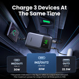 UGREEN 10000mAh Power Bank with Built-in Cable 15W-PB511