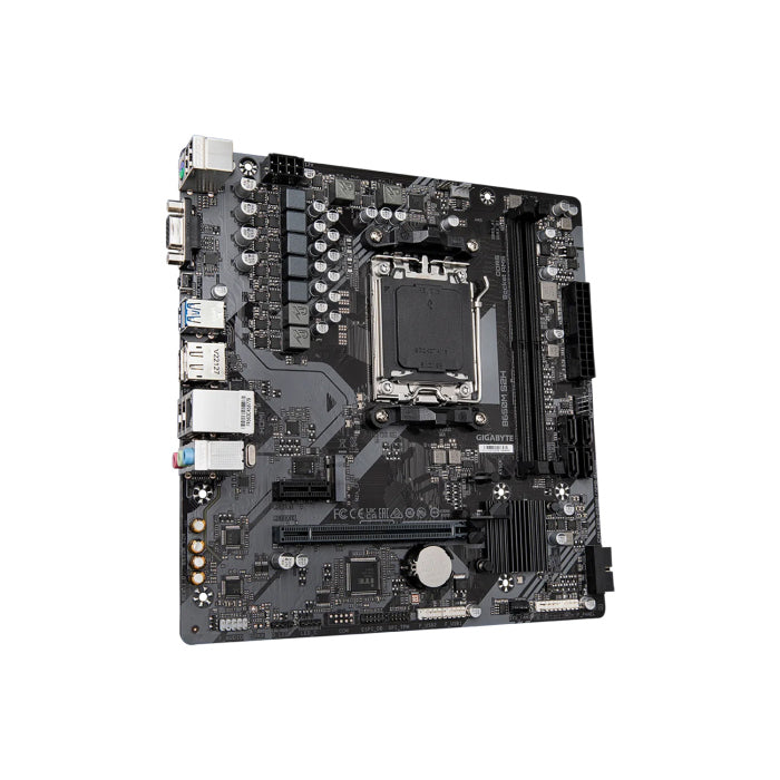 Gigabyte B650M S2H AMD Socket AM5 DDR5 Micro ATX Ultra Durable Motherboard - Black