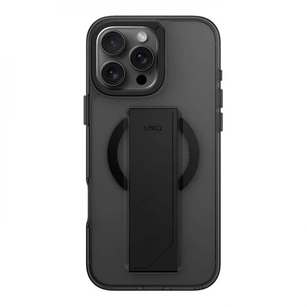 UNIQ HYBRID IPHONE 16 PRO (2024) 6.9 HELDRO MAX MAGCLICK WITH CAMERA STAND - VAPOUR (SMOKE)
