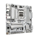 اللوحة الأم GIGABYTE B850M DS3H ICE DDR5 قياس Micro-ATX باللون الأبيض
