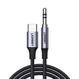 Ugreen Round USB-C Audio Cable 3.5mm M/M Aluminum Shell 1m - Deep Gray (AV143 - 30633)