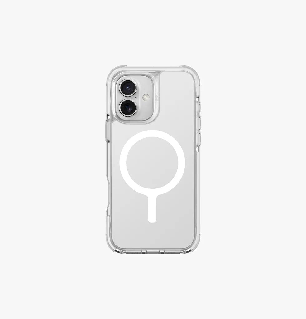 UNIQ HYBRID IPHONE 16 (2024) 6.1 MAGCLICK CHARGING COMBAT (LUMINOUS) - LUME-WHITE (LUME-WHITE)