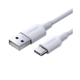 UGREEN USB-A 2.0 to USB-C Cable Nickel Plating 1.5m (White) 18W