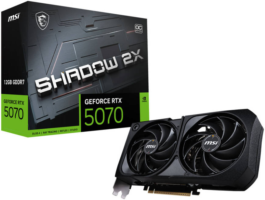MSI GeForce RTX 5070 12G Shadow 2x OC Edition GDDR7