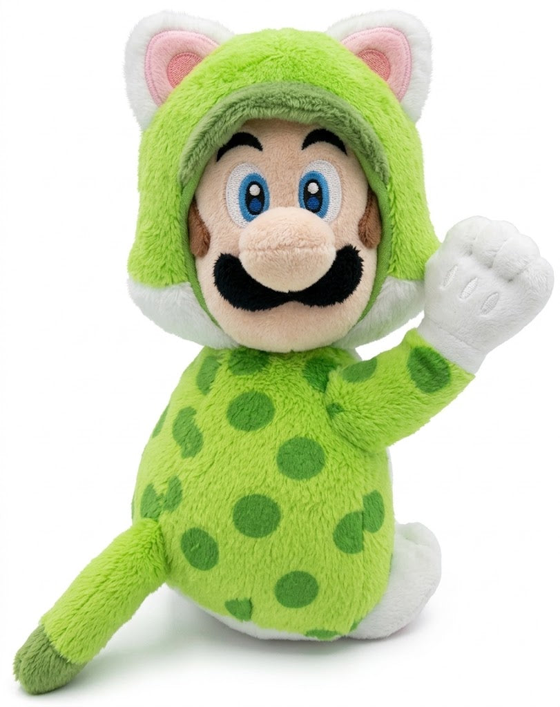 Mario Plush CAT LUIGI PLUSH WITH MAGNETS 19 cm - 811967