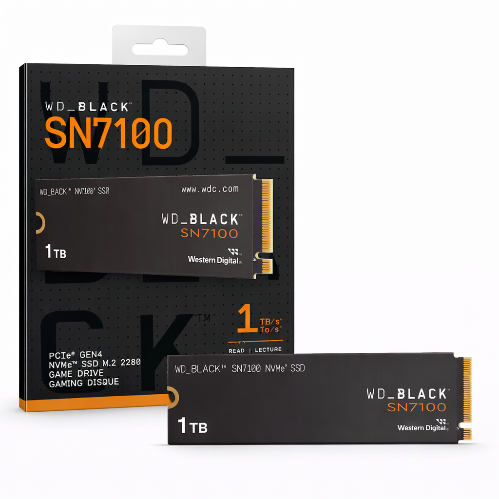 Sandisk WD Black SN7100 NVMe SSD M.2 2280 up to 7250 Mb/s Read - 1TB