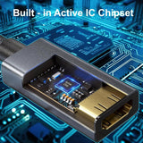 محول موسيل من HDMI إلى VGA | محول عالي الدقة 1080p يعمل بتقنية التوصيل والتشغيل لأجهزة الكمبيوتر الشخصية، وأجهزة الكمبيوتر المحمولة، وأجهزة العرض، والشاشات