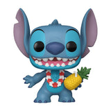 مجسم FUNKO Pop! Disney: Lilo and Stitch – ستيتش بملابس الحفل (Luau Stitch)