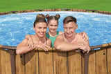 BESTWAY 4.88M X 1.22M POOL SET (Contents:Pool, Filter Pump(220-240V), Ladder, Cover, ChemConnect Dispenser, Compatible with Cartridge 58012(III)220-240V)  56725 (Installation Not Included)