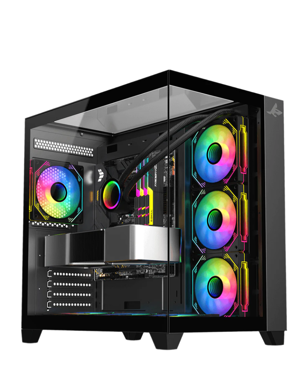 جهاز كومبيوتر العاب معالج انتل كور i7-12700F, كرت شاشة 5060 Ti, رام 16GB