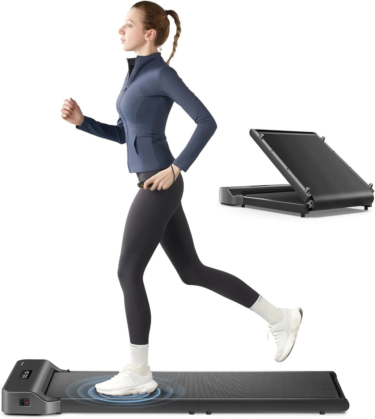 جهاز مشي كينغسميث WalkingPad Z1 قابل للطي — سرعة قصوى 6 كم/س — محرك 1حصان