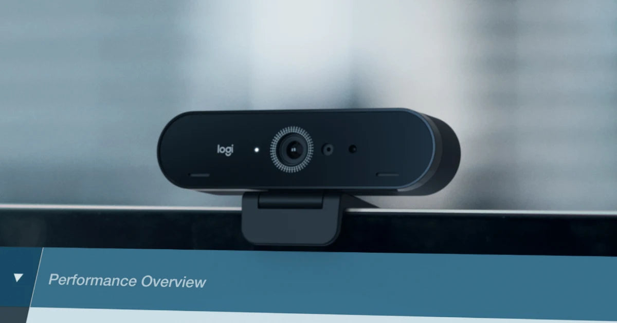كاميرا ويب لوجيتك بريو مع فيديو فائق الدقة 4K وتقنية HDR - أسود