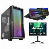 Bundle GAMING PC Core i5-13400, RTX 4060 , 16GB RAM With SHARX Gaming Monitor 27", FHD 280hz Refresh Rate, 0.3ms, Fast IPS, 2.1 HDMI& Sades Gaming Combo Battle Ram