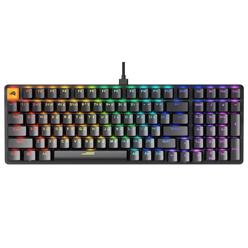 Glorious GMMK2 Full Size 96% Pre-Built Wired RGB Mechanical Gaming Keyboard (Supporting Arabic Layout)