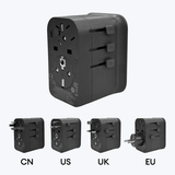 Anker Nano Travel Adapter (4 in 1,65W)- Black A9213K11