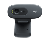 كاميرا ويب Logitech C270 HD لمكالمات الفيديو بدقة ٧٢٠ بكسل
