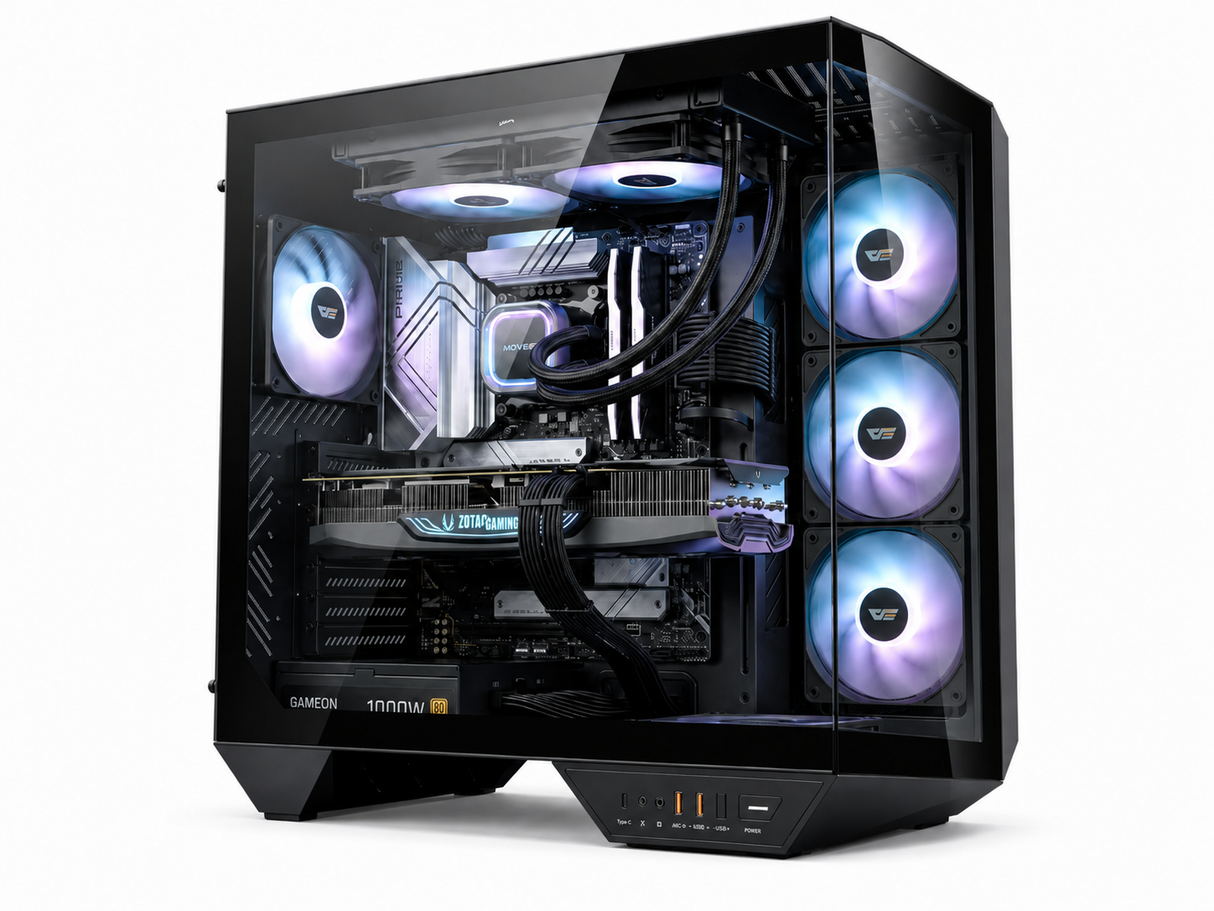 Custom Gaming PC Ultra 7 265KF, RTX 5070 12GB, RAM 32GB DDR5, 2TB NVMe SSD, Windows 11 Pro