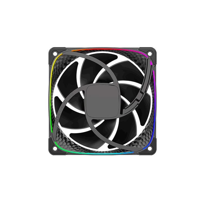 Geometric Future Squama 2503B Triple Pack 120mm - Black