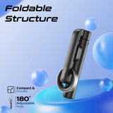 Promate MagSafe Compatible Foldable Selfie Stick with BT Remote Control - Black