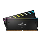 CORSAIR DOMINATOR TITANIUM RGB 96GB (2x48GB) DDR5 DRAM 6400MT/s CL32 Intel XMP Memory Kit - Black