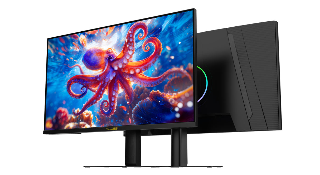 Sades NP-Octopus  32" 4K (3840x2160), 160Hz Refresh Rate, 0.5 Response Time, HDMI 2.1, IPS Flat Gaming Monitor - Black