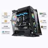 Custom Gaming PC Intel Core Ultra 5 245KF, RTX 5060 Ti 8GB GDDR7, 32GB DDR5 6000MHz, 1TB NVMe, Windows 11 Pro