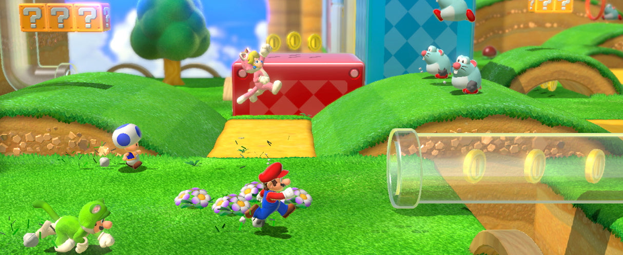 باقة نينتندو سويتش – لعبة Super Mario 3D World + Bowser’s Fury + حقيبة حماية بتصميم ماريو