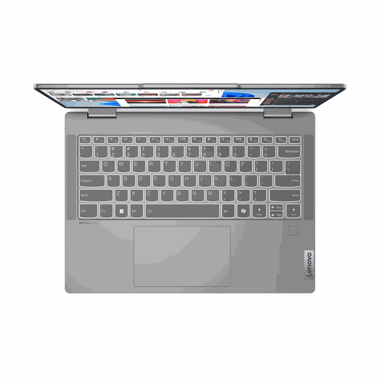Lenovo IdeaPad 5 2-in-114IRH9/i7-13620H, 10C/14" WUXGA OLED Touch/16GB Soldered LPDDR5x-5200 Ram/512GB M.2 2242 SSD/Integrated Intel UHD Graphics/Win 11 Home/Luna Grey/Arb-Eng/1YW -Lenovo Digital Pen