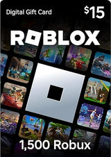 Roblox Global Digital Gift Card - 15$ (1,500 Robux) (Instant SMS Delivery)