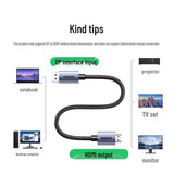 Ugreen Video Cable DisplayPort to HDMI, 4K@30Hz, 10.2 Gbps, Plug&Play, 2m - Grey (DP125 - 35842)