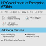 HP Color LaserJet Enterprise 6701dn Printer