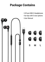 UGREEN In-Ear Earphones with USB-C Connector Black