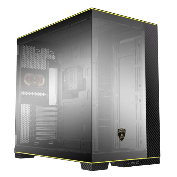 LIAN LI O11D EVO RGB Automobili Lamborghini Edition Mid Tower Case - Black