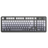 ATTACK SHARK X98PRO 99 Keys Tri-Mode Gaming Keyboard with LED Color Display & Number Pad - Gradient Black Blueberry switch