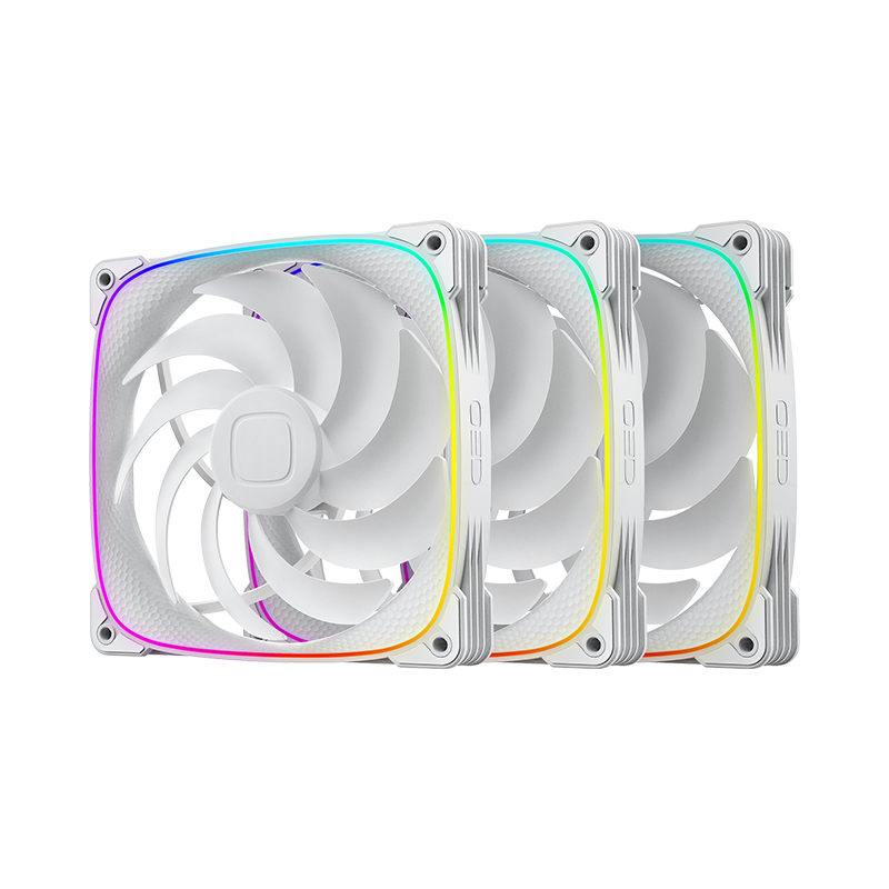Geometric Future Squama 2503W Triple Pack 120mm, White