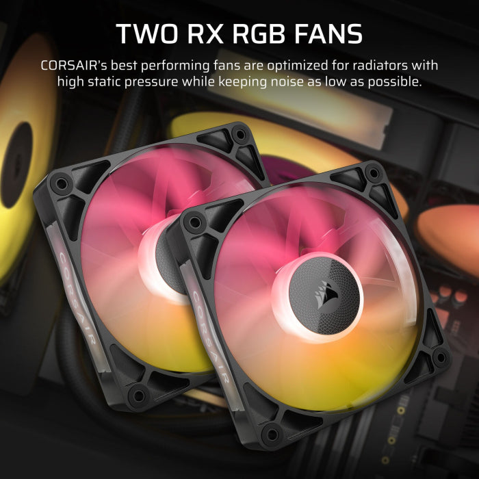 Corsair iCUE LINK TITAN 240 RX RGB AIO Liquid CPU Cooler - Black