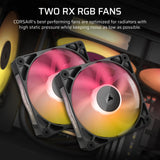 Corsair iCUE LINK TITAN 240 RX RGB AIO Liquid CPU Cooler - Black