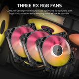Corsair iCUE LINK TITAN 360 RX RGB AIO Liquid CPU Cooler - Black