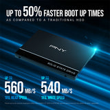 PNY CS900 2.5" SATA 6GB/s SSD, Read speed up to 535MB/s Write Speed Up to 515MB/s - 1TB
