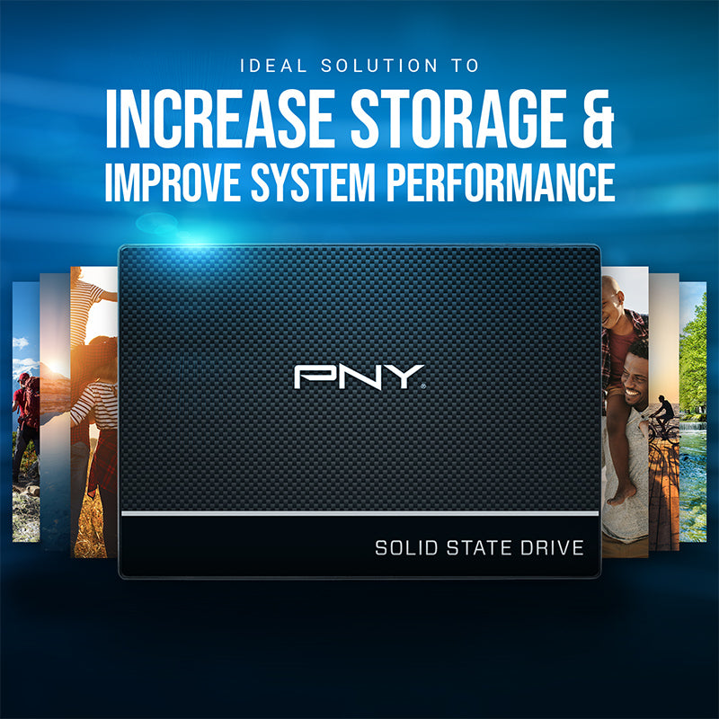PNY CS900 2.5" SATA 6GB/s SSD, Read speed up to 535MB/s Write Speed Up to 515MB/s - 1TB