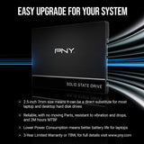 PNY CS900 2.5" SATA 6GB/s SSD, Read speed up to 535MB/s Write Speed Up to 515MB/s - 1TB