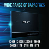 PNY CS900 2.5" SATA 6GB/s SSD, Read speed up to 535MB/s Write Speed Up to 515MB/s - 1TB
