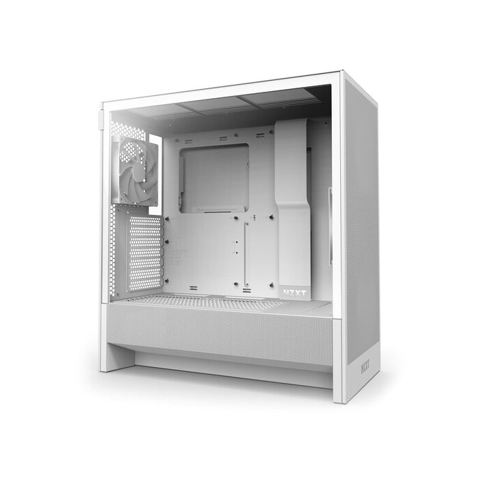 NZXT H5 Flow (2024) Compact Mid-Tower ATX Case - White